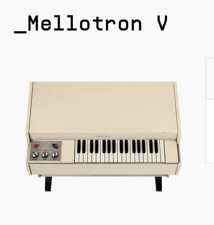 Arturia Mellotron V